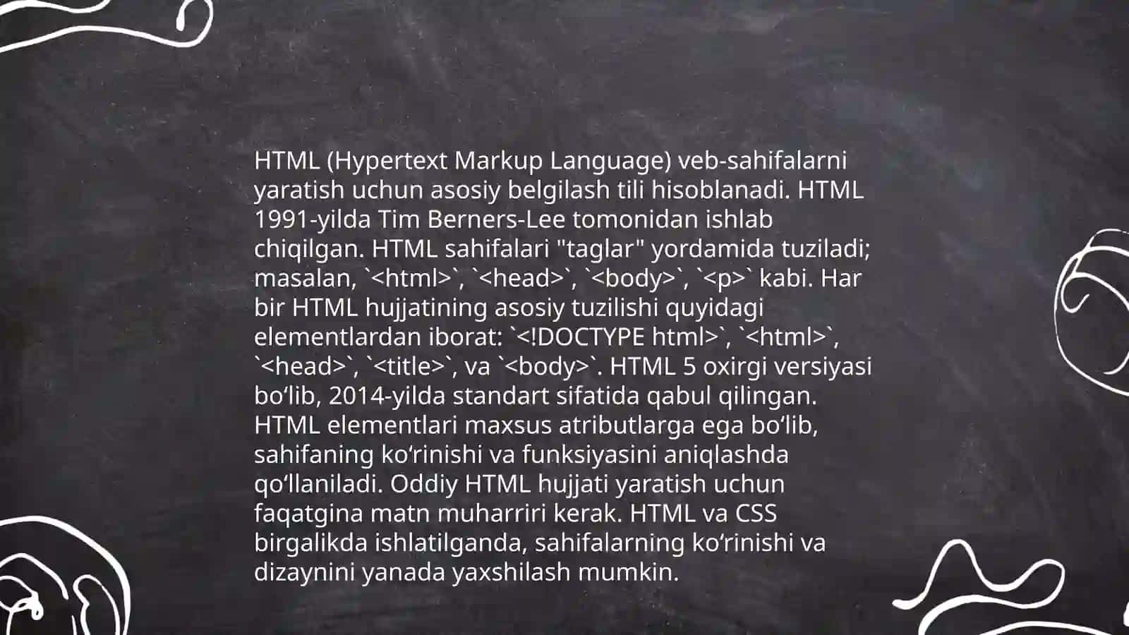 HTML asoslari 3