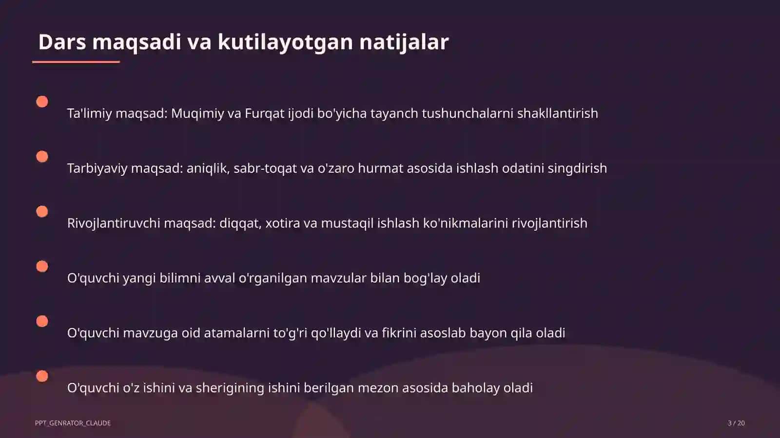 Muqimiy va Furqat ijodi (10-sinf) 3