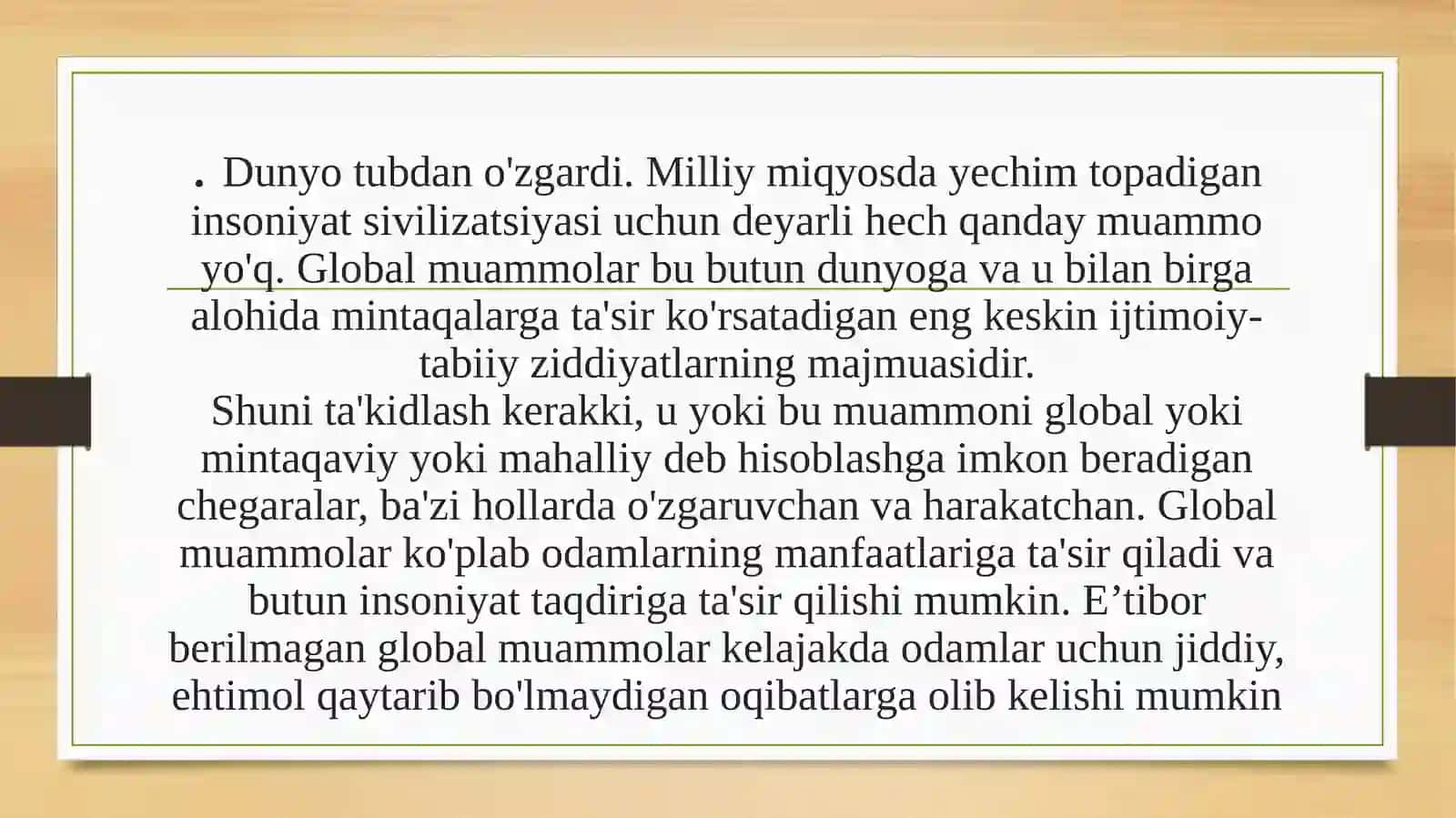 Talim global muammo sifatida 3