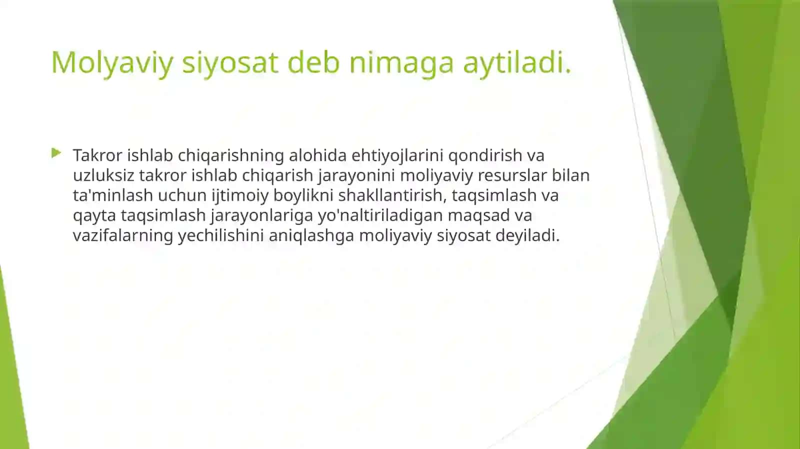 Moliyaviy siyosat 3