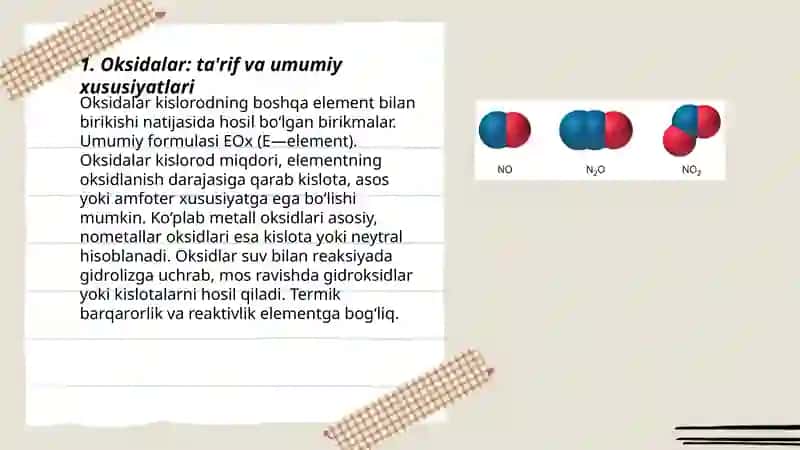 Oksidalar va asoslar 3