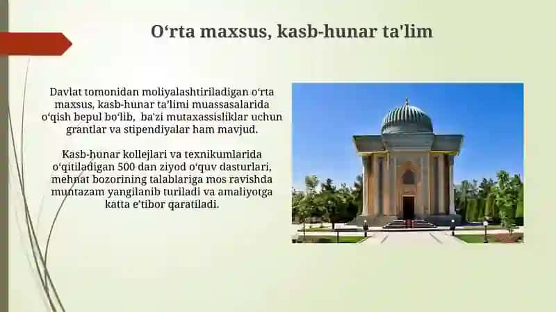 Oʻrta maxsus, kasb-hunar taʼlim 3