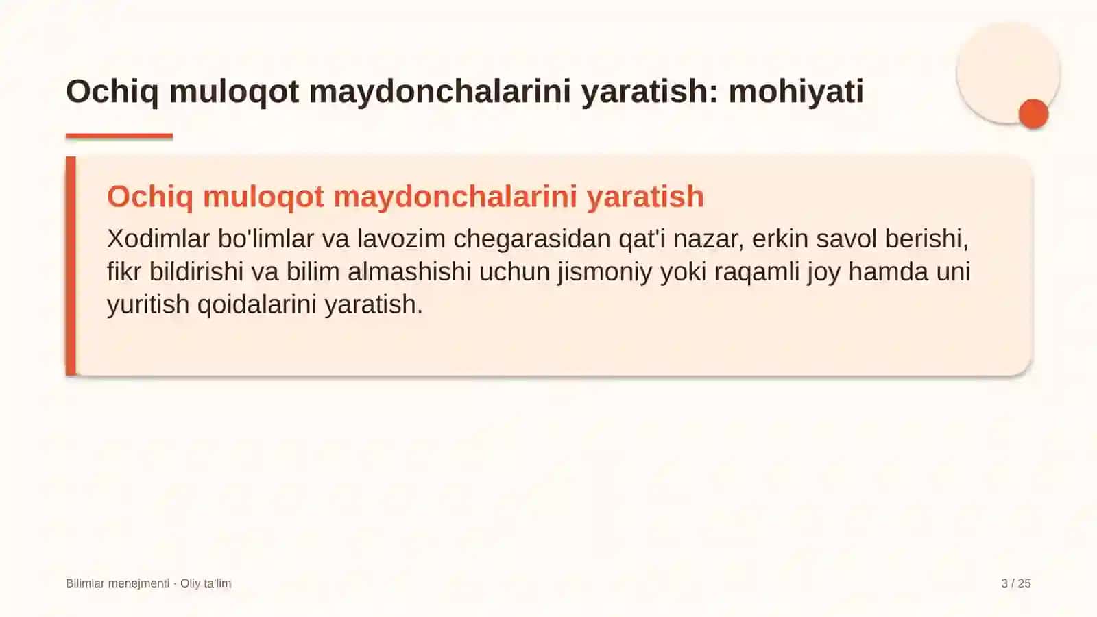 Sholichilikda ochiq muloqot maydonchalarini yaratish 3