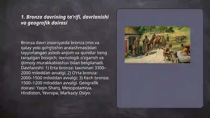 Bronza va temir metallurgiyasi 3