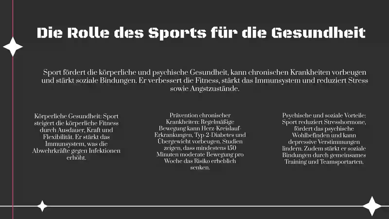 Sport in userem Leben 3