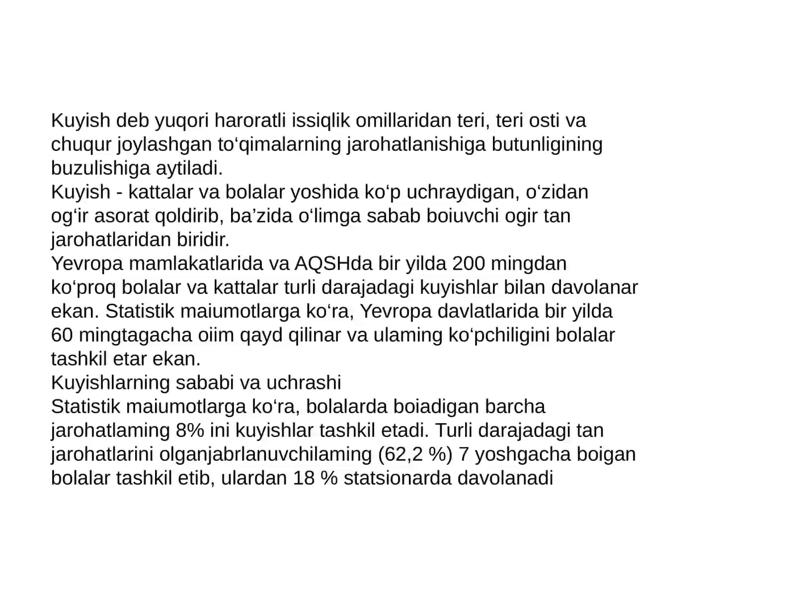Termik Jarohatlar va Toksikologiya 3