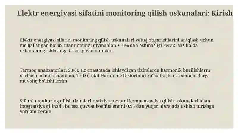 Elektir energiyasi sifatini nazorat qilishda aspob uskunalar 3