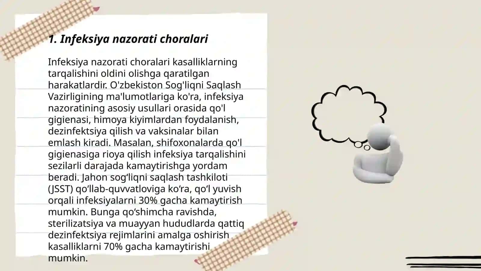 Infeksiya nazorati choralari 3