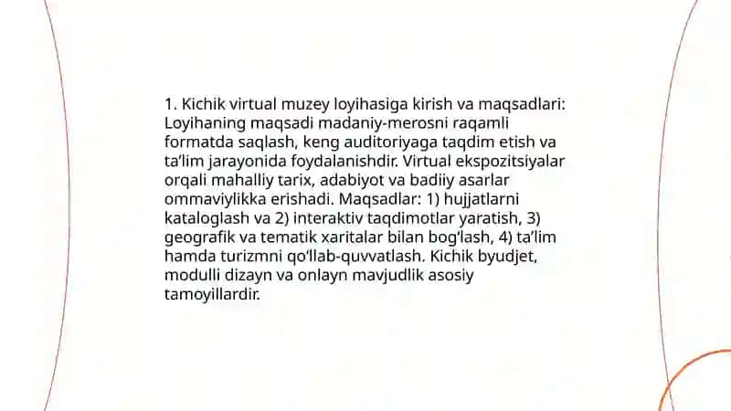 Kichik virtual muzey 3