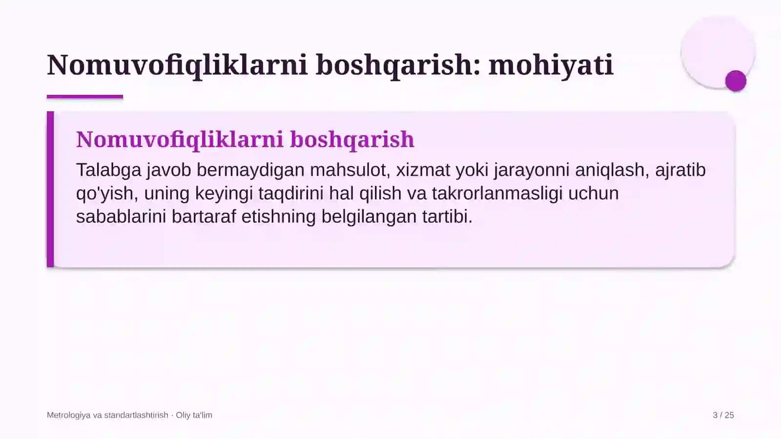 yoqilg'i quyish shoxobchalarida nomuvofiqliklarni boshqarish 8585 3