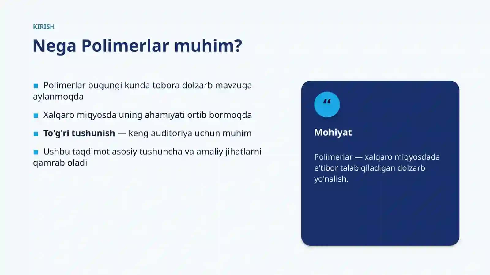 Polimerlar Muammolari va Yechimlari 3