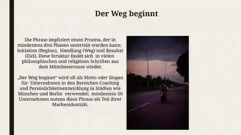 Der Weg beginnt 3