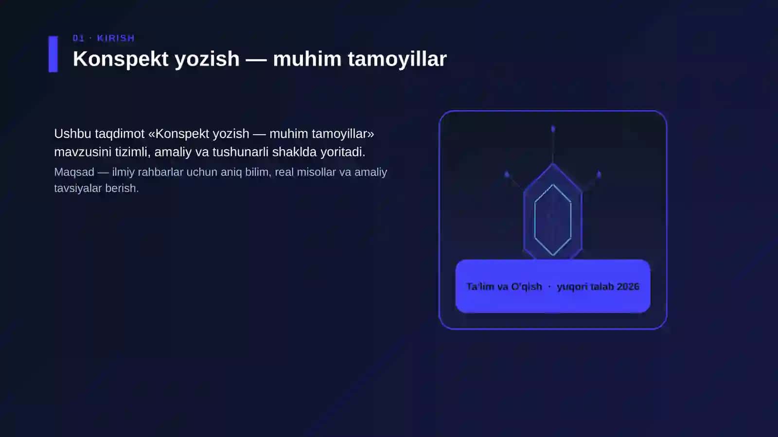 Konspekt yozish — muhim tamoyillar 3