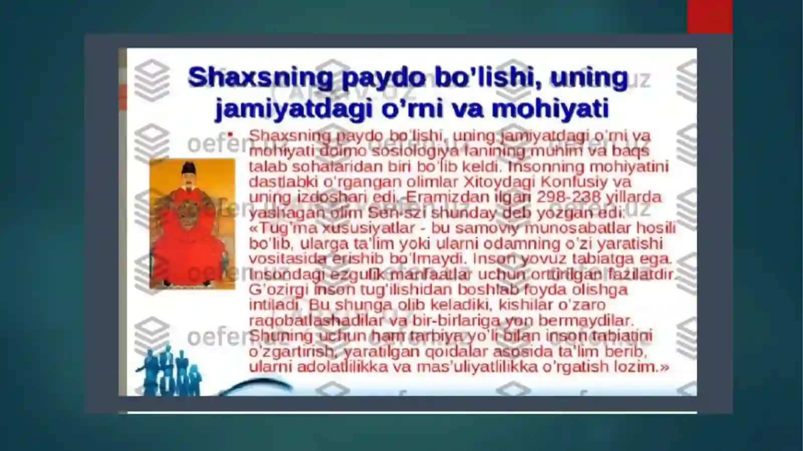INDIVID, SHAXS VA INDIVIDUALLIK 3