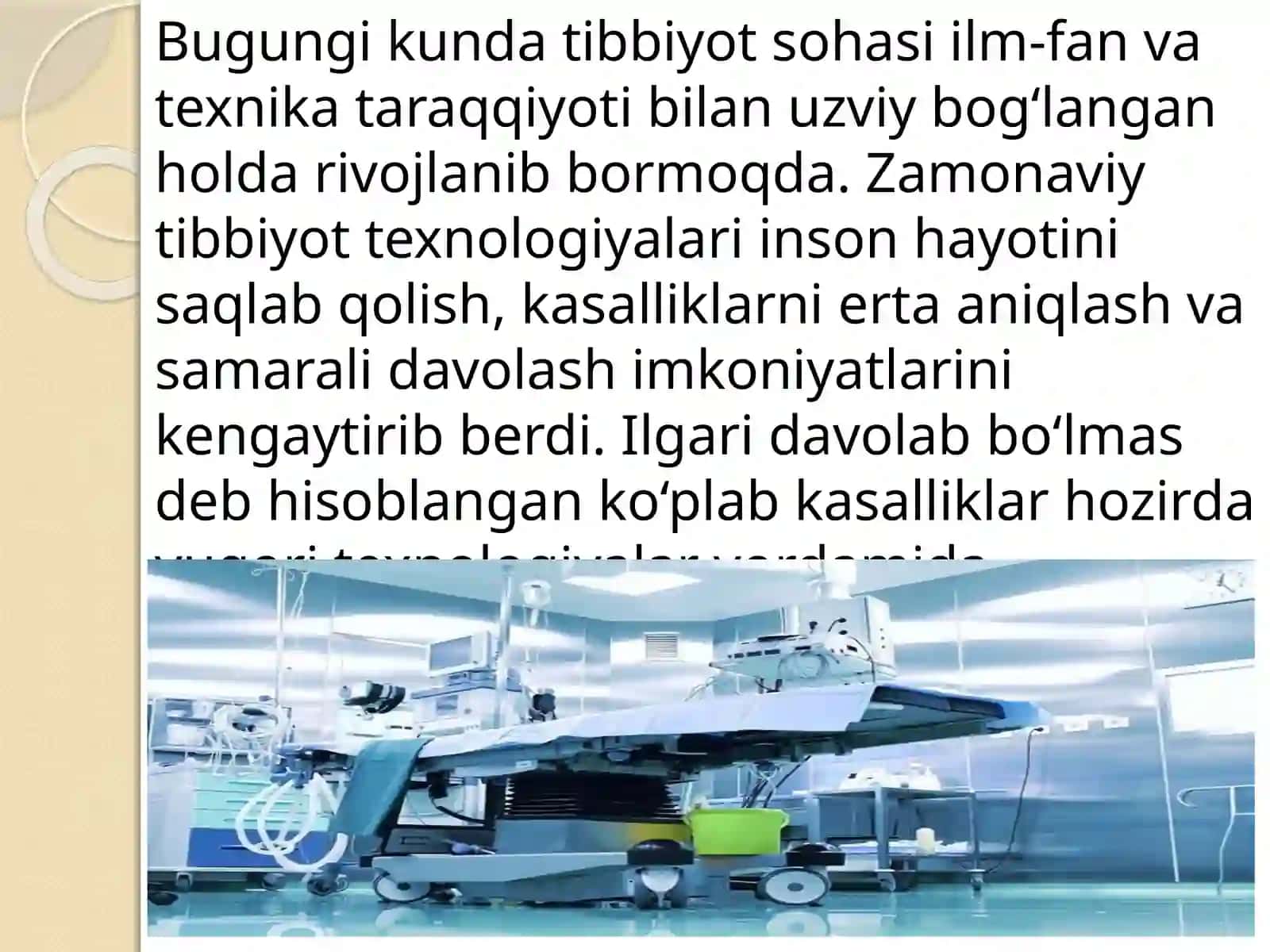 Zamonaviy tibbiyot texnologiyalari 3