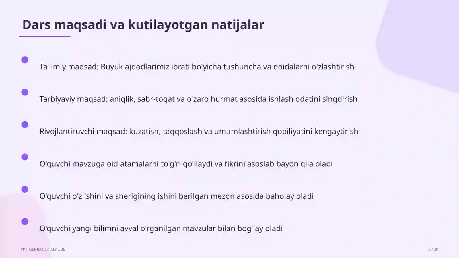 Buyuk ajdodlarimiz ibrati (6-sinf) 3