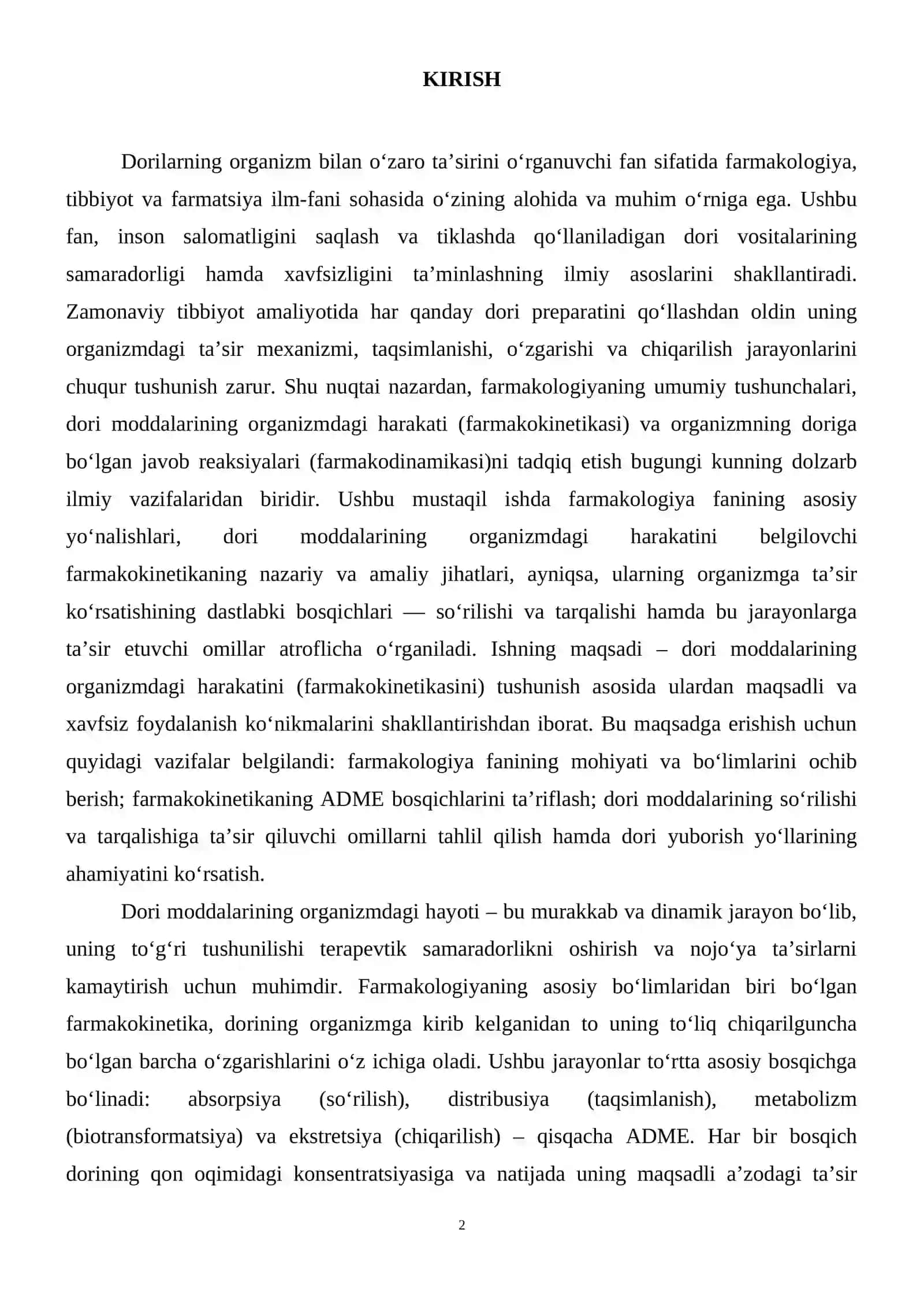 UMUMIY FARMAKOLOGIYA. 3