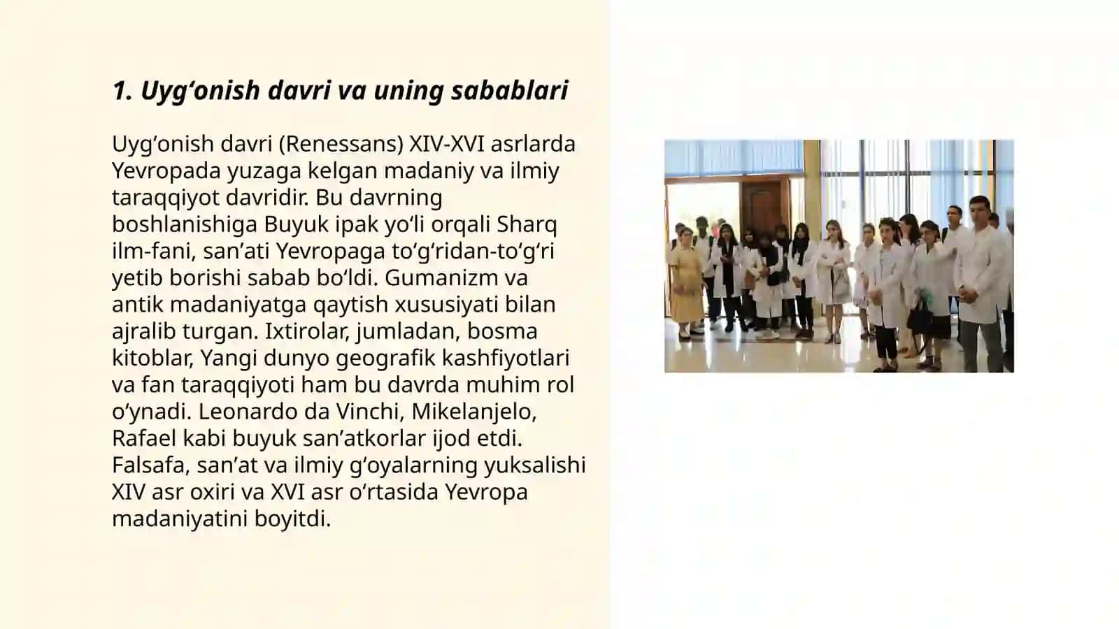 Uygʻonish davri va uning sabablari 3