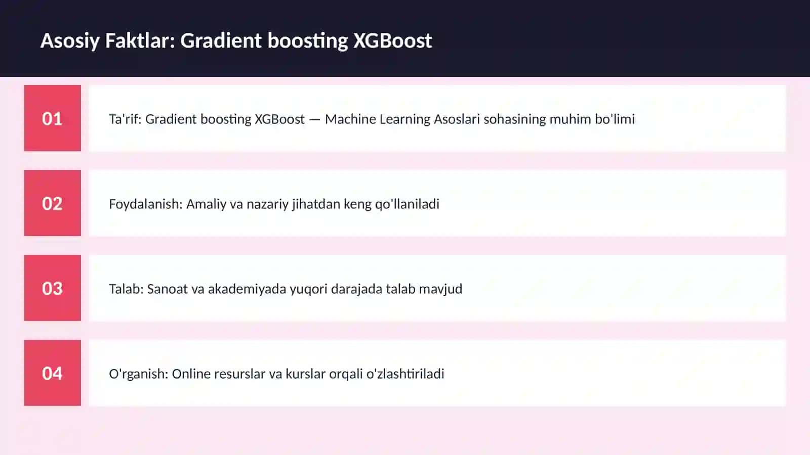 Gradient boosting XGBoost 3