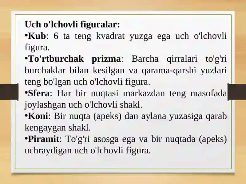 Geometrik figuralarni farqlash va nomini aytishga o'rgatish 3