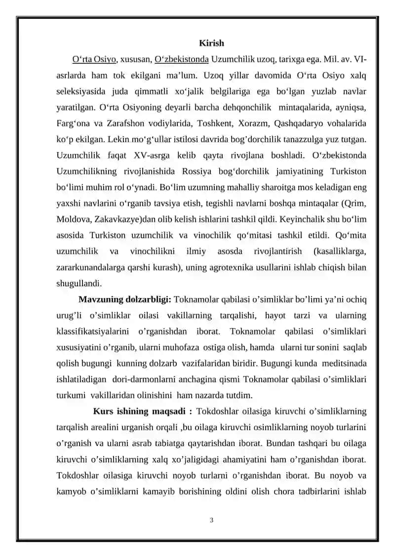TOKNAMOLAR QABILASI 3
