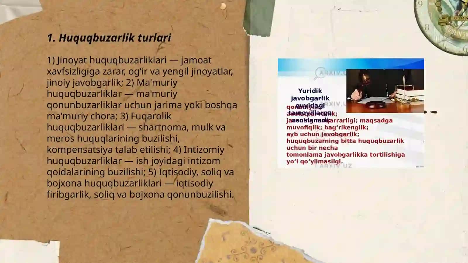 Huquqbuzarlik 3