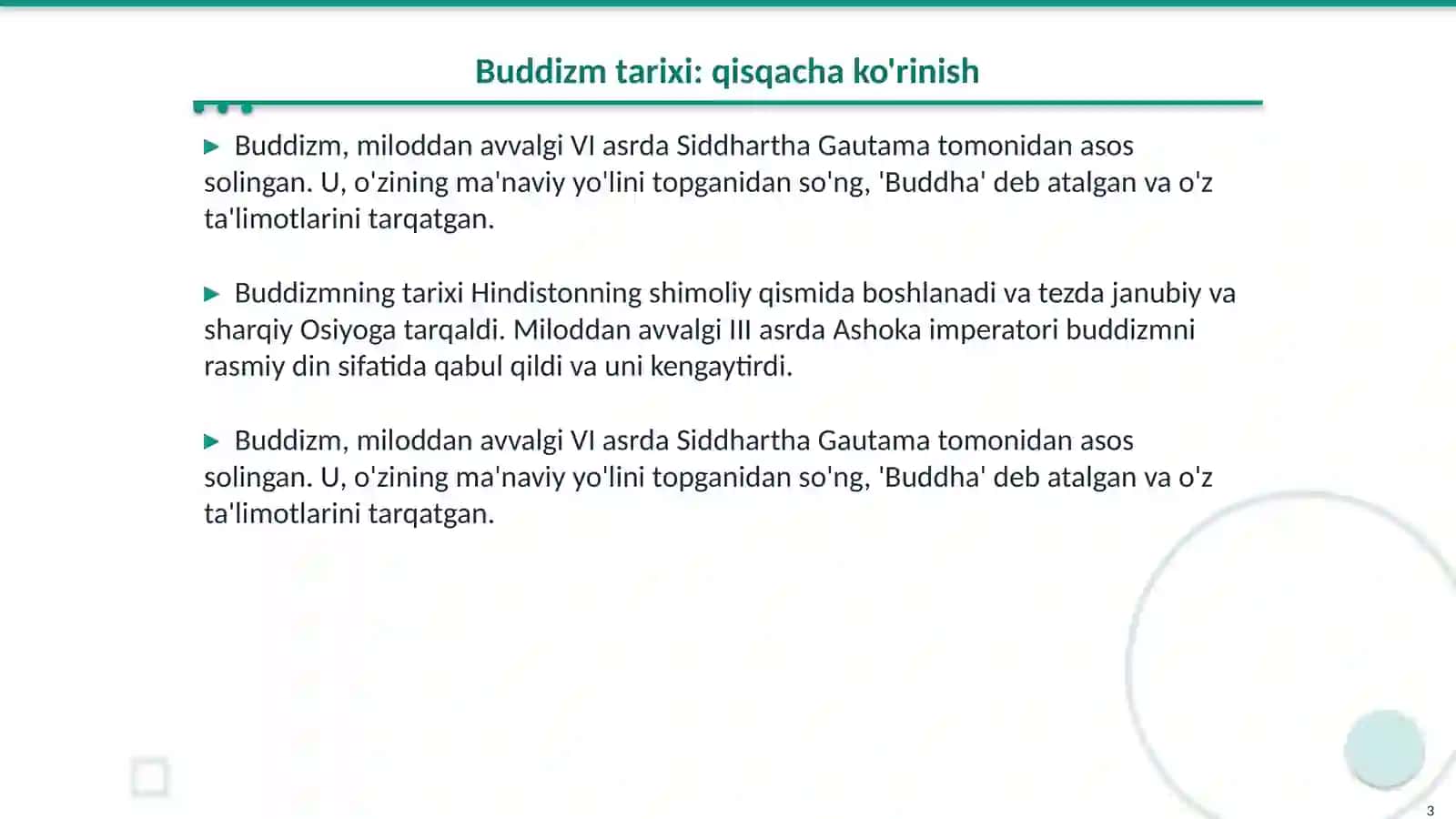 Buddizmning mazhablar 3