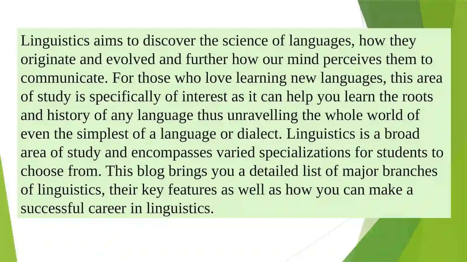 Modern fields of linguistics 3