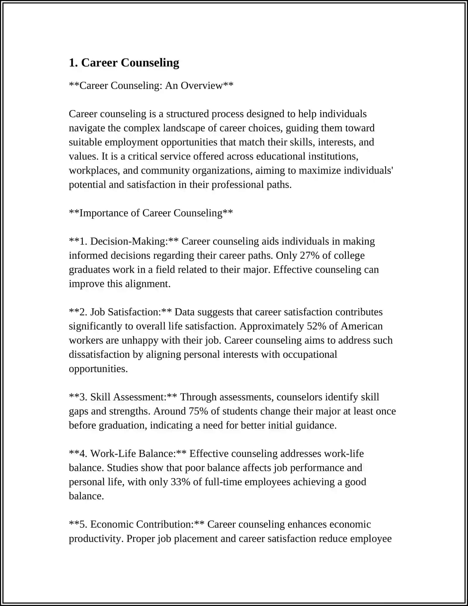 Career Counseling 3