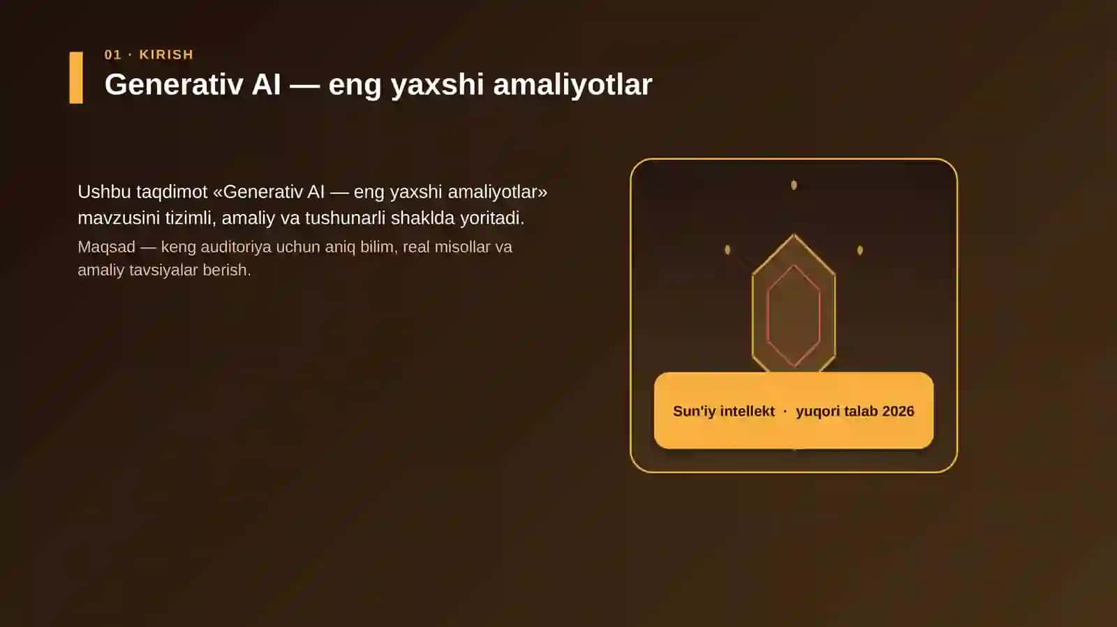 Generativ AI — eng yaxshi amaliyotlar 3