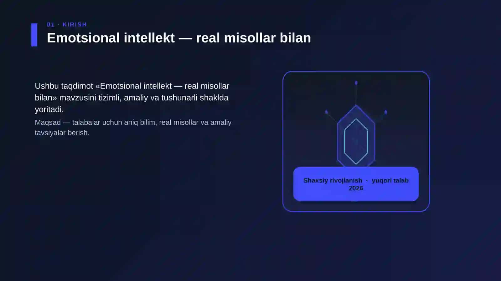 Emotsional intellekt — real misollar bilan 3
