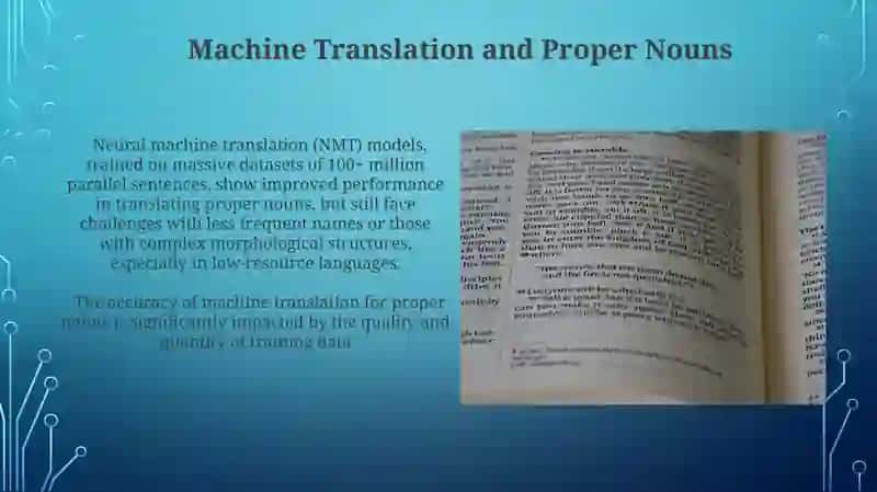 Machine Translation and Proper Nouns 3
