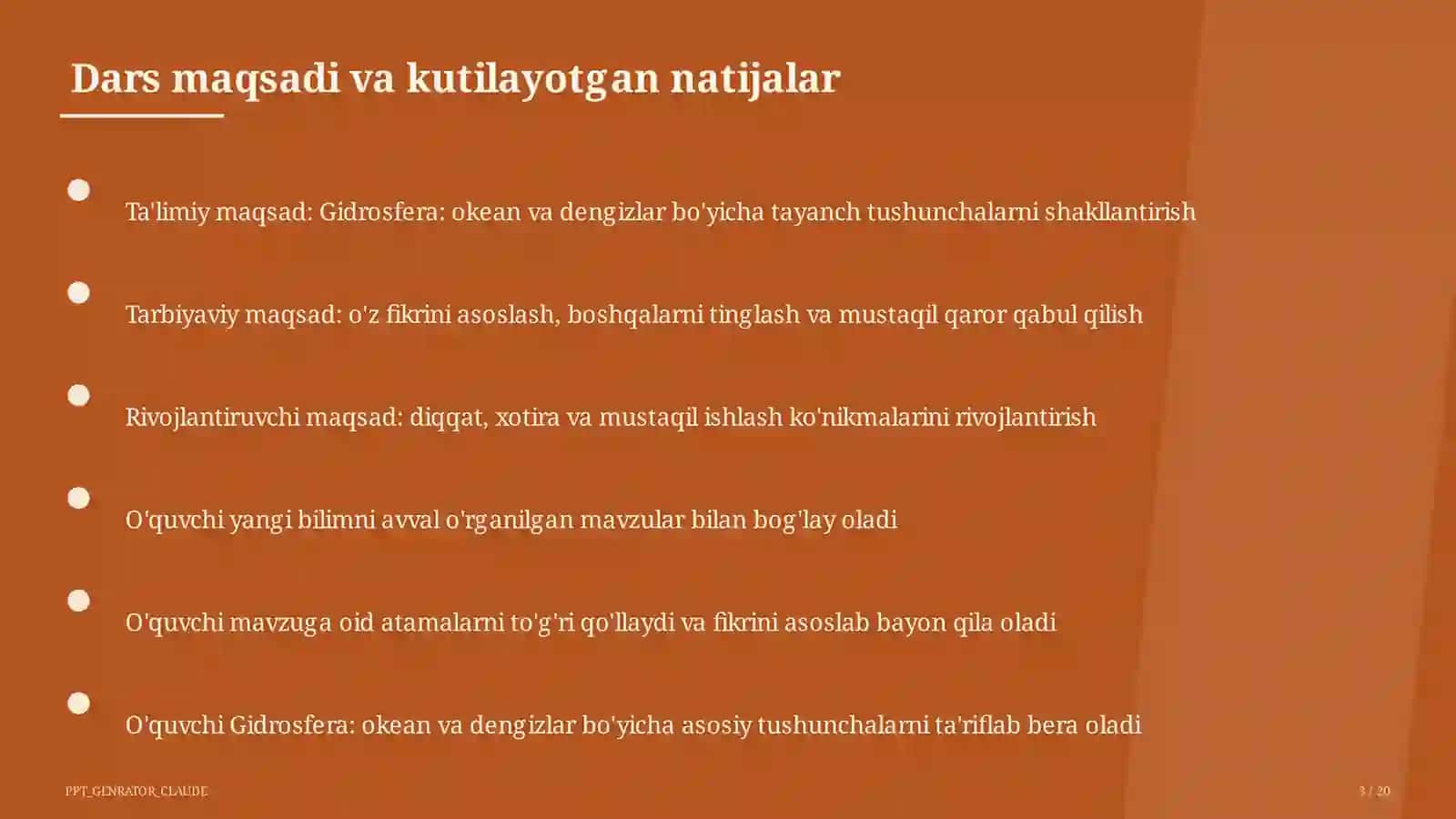 Gidrosfera: okean va dengizlar (6-sinf) 3