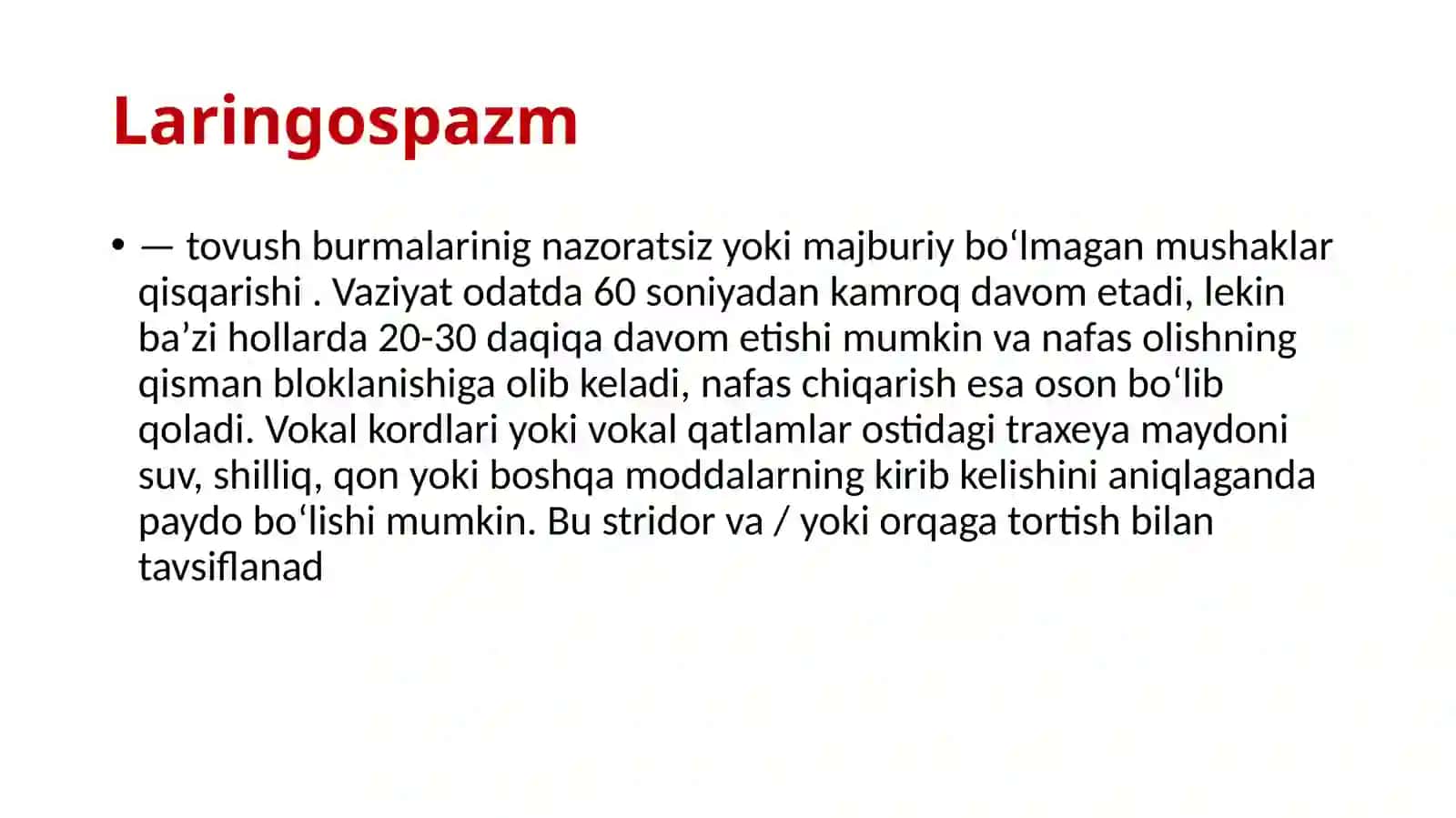 Laringospazm.Tez yordam algoritmi 3