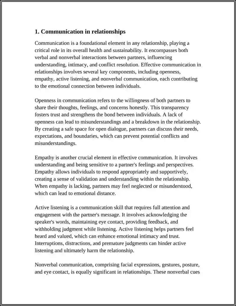 Communication in Relationships 3