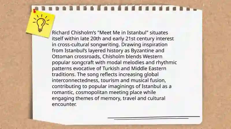 Meet me in Istanbul By Richard Chisholm 3