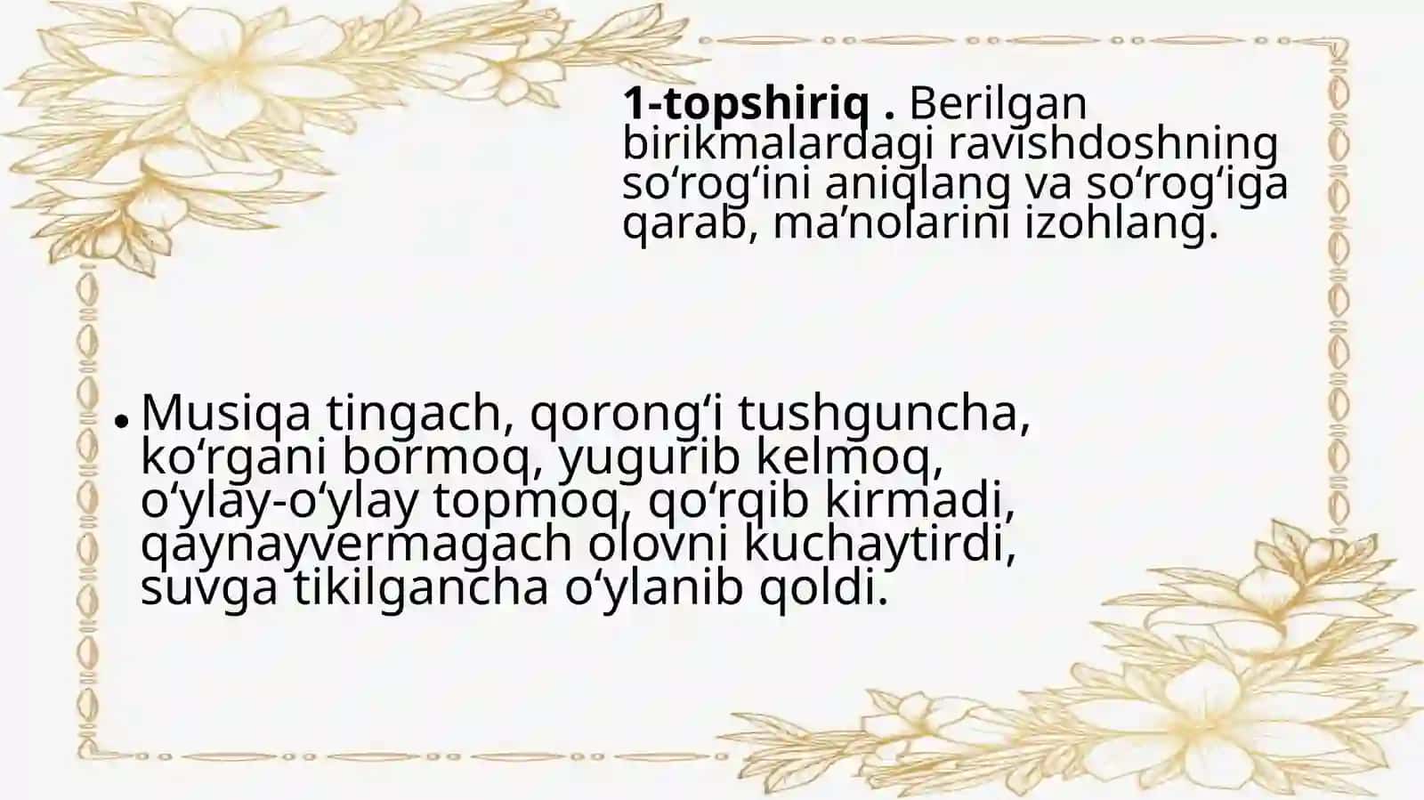 RAVISHDOSHLARNING MA’NO TURLARI 3