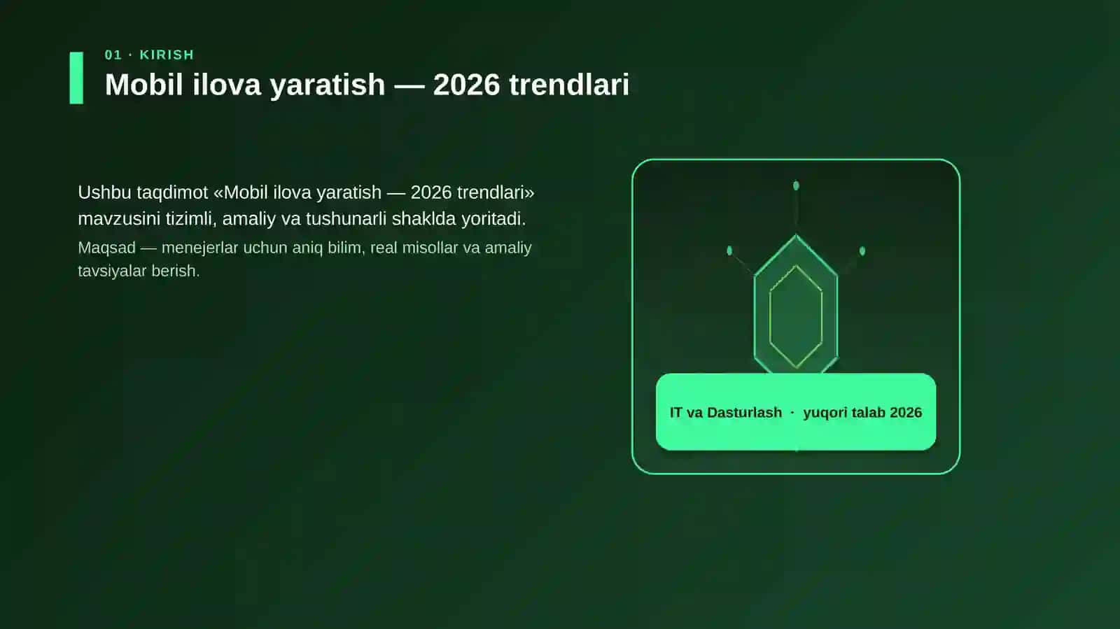Mobil ilova yaratish — 2026 trendlari 3