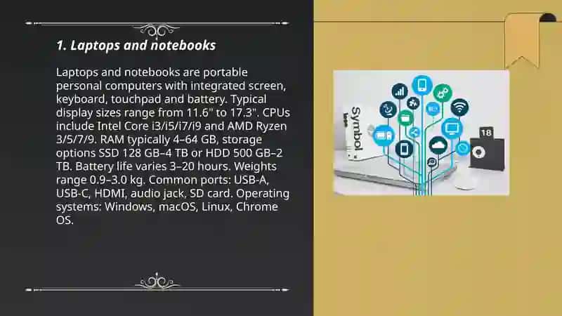 Laptops and notebooks 3