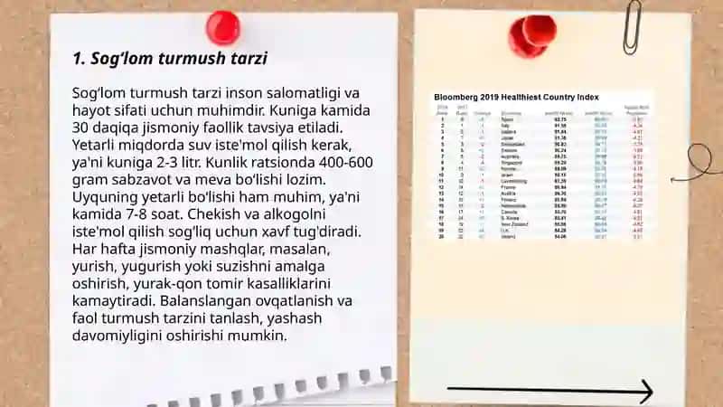 Sogʻlom turmush tarzi 3