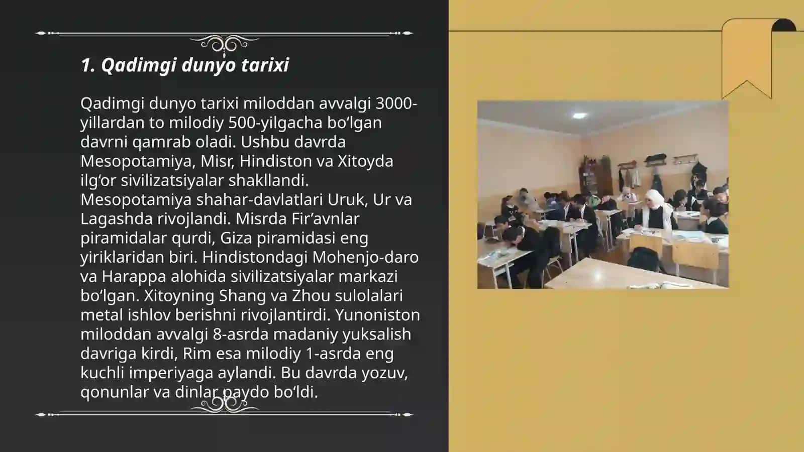 Qadimgi dunyo tarixi 3