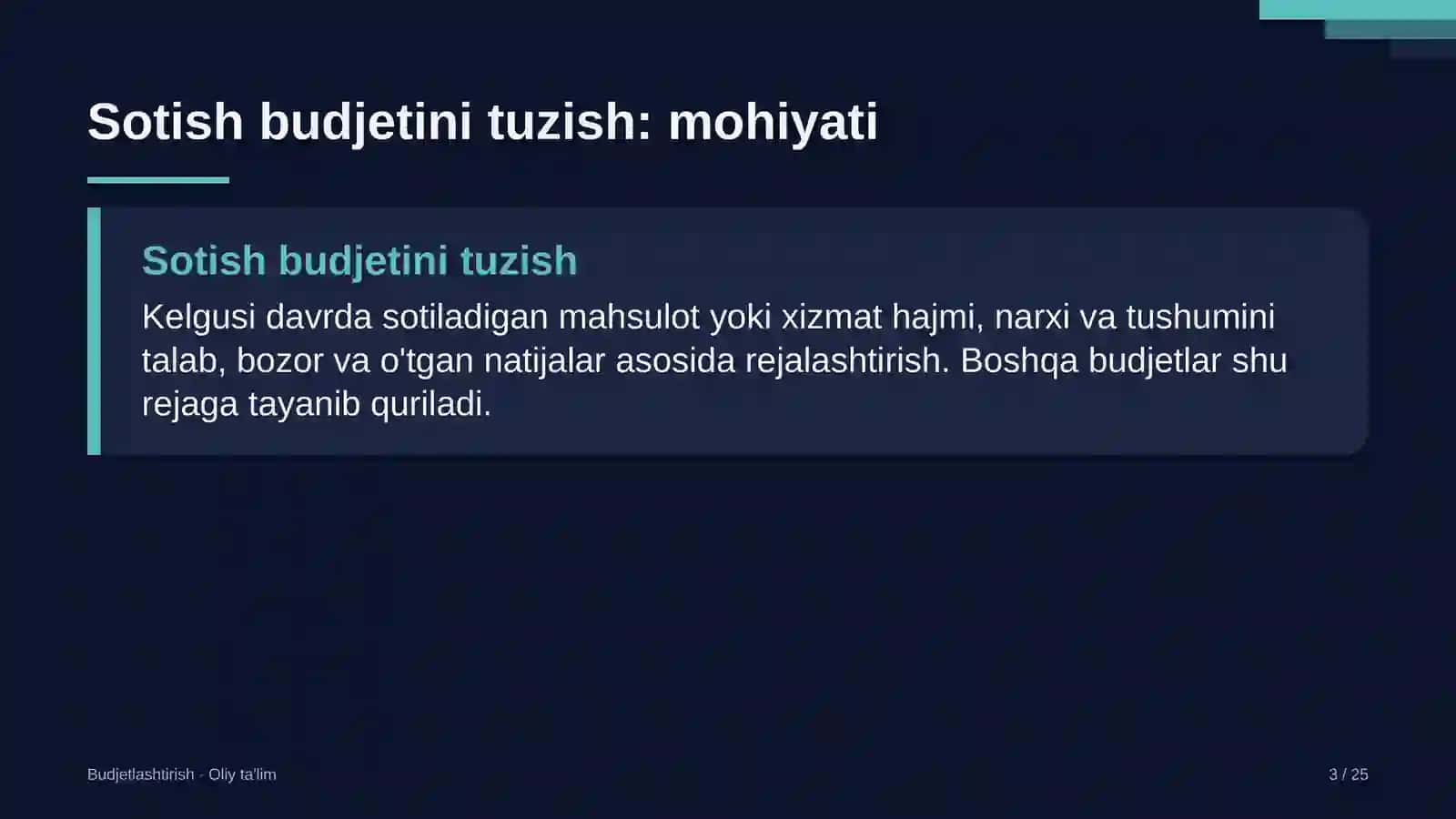 Buyumlar interneti sohasida sotish budjetini tuzish 3