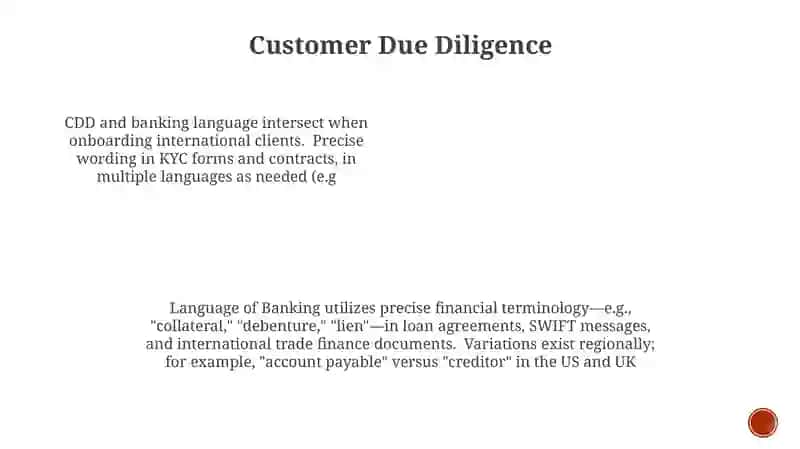 Banking Language 3