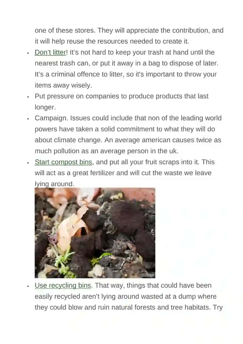 Protect the environment 3