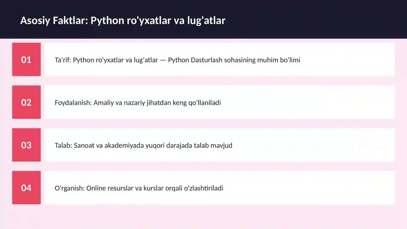 DASTURLASH | PYTHON DASTURLASH 3