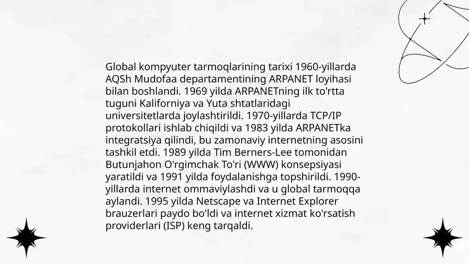 Global kompyuter tarmoqlari 3