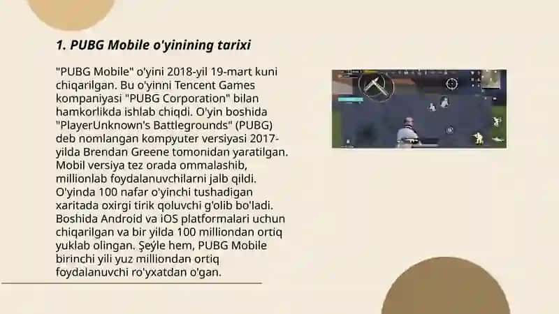 Pubg mobile haqida 3