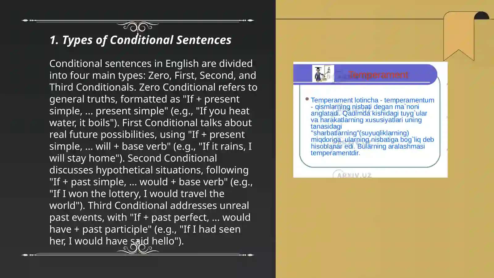 Types of Conditional Sentences 3