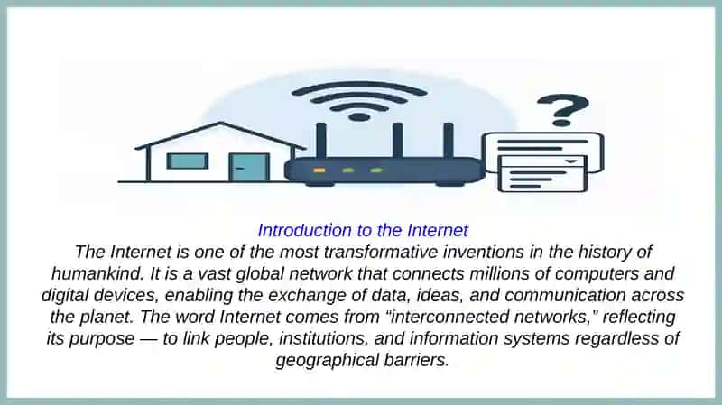 Introduction to the Internet 3