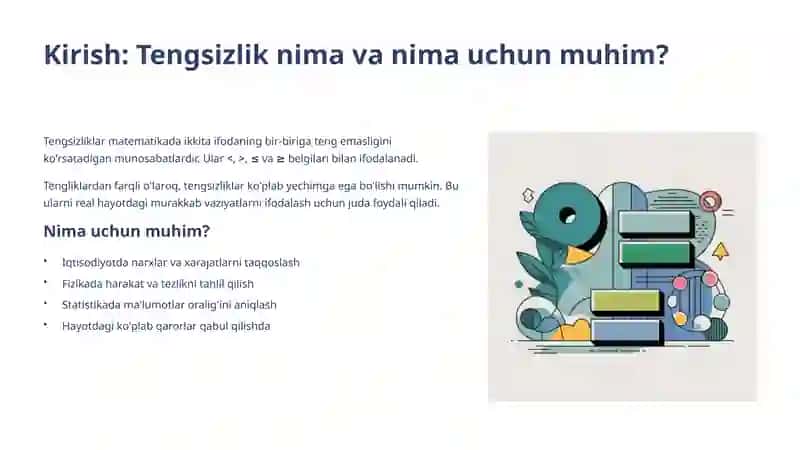 Sodda tengsizliklarni isbotlash 3
